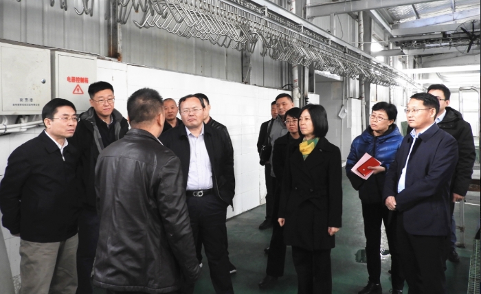 08 圖為國家藥典委員會(huì)一行調(diào)研臨泉縣誠聚食品有限公司。（記者 蔣守福 攝）.JPG