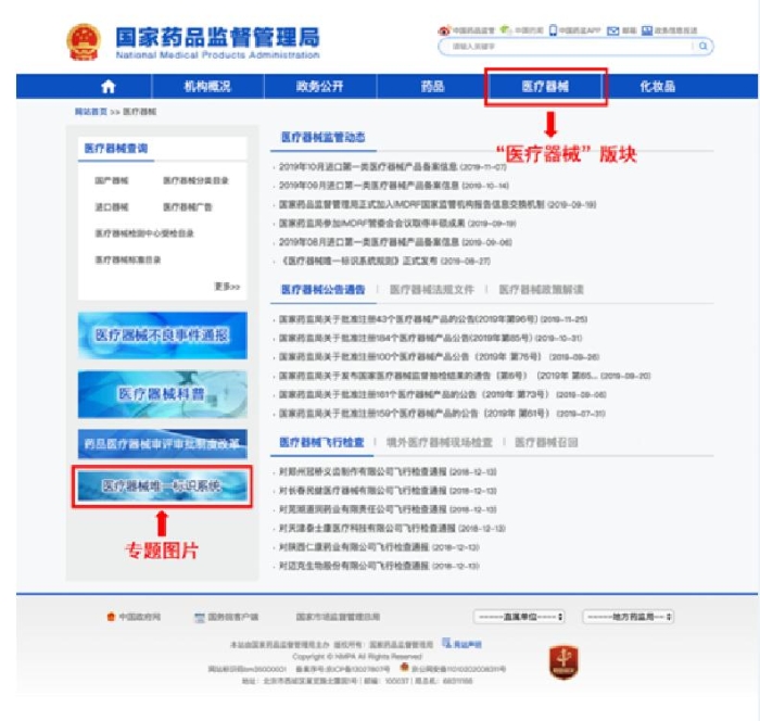 醫(yī)療器械唯一標(biāo)識數(shù)據(jù)庫上線