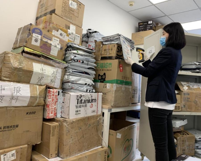 疫情期間大廳郵件接收量創(chuàng)歷史新高