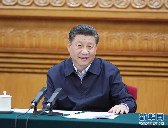 6月2日，中共中央總書記、國家主席、中央軍委主席習(xí)近平在北京主持召開專家學(xué)者座談會并發(fā)表重要講話。 新華社記者 李學(xué)仁 攝