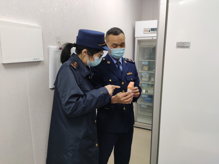 圖為檢查現(xiàn)場。