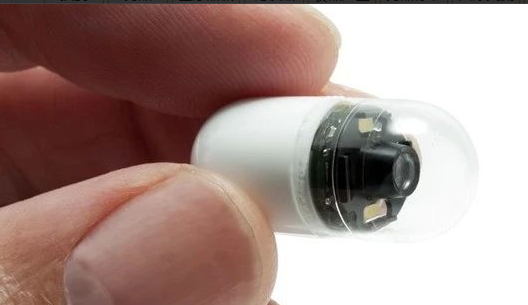 圖為膠囊胃鏡。