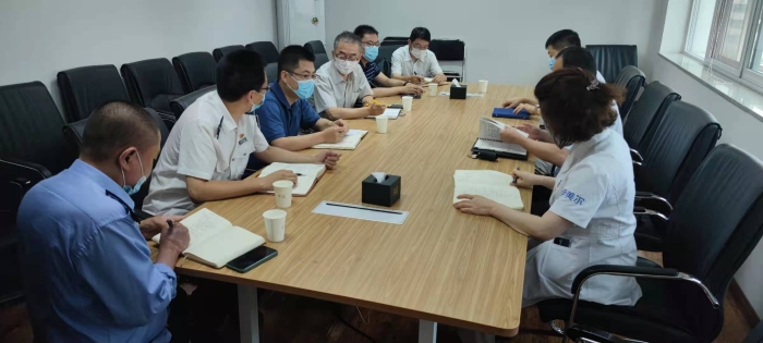 圖為調(diào)研現(xiàn)場(chǎng)。