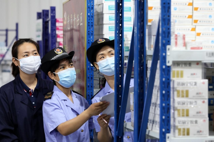 圖為檢查現(xiàn)場。