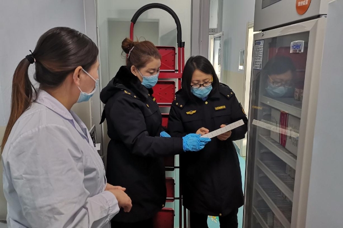 圖為檢查現(xiàn)場。