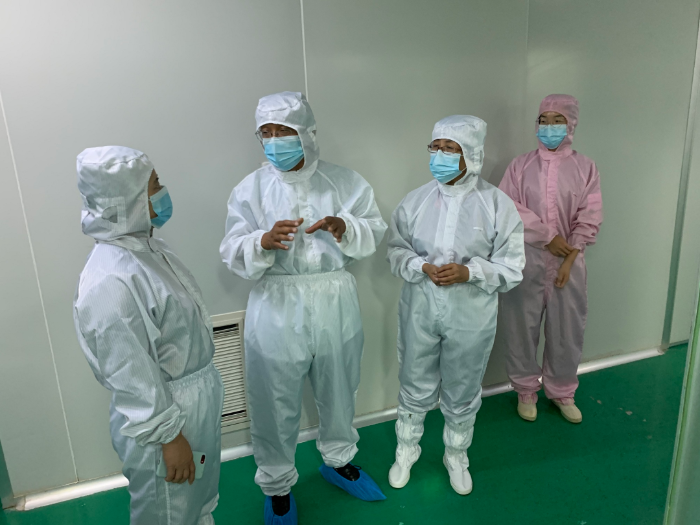 圖為監(jiān)督檢查工作現(xiàn)場。