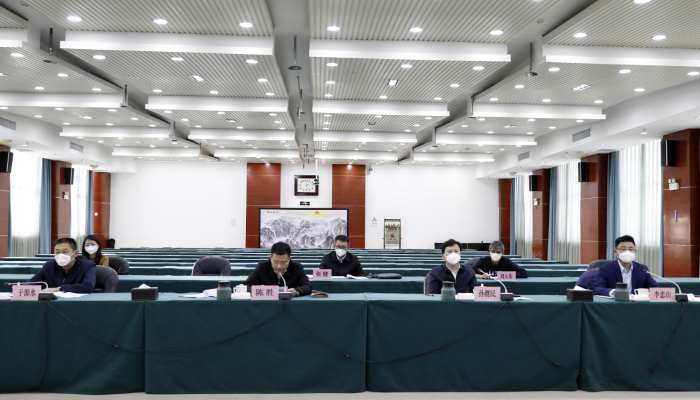 圖為視頻會(huì)議現(xiàn)場(chǎng)。