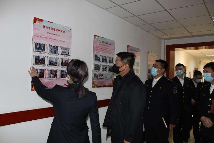 黑龍江省藥監(jiān)局黨組成員、副局長王鐵寒到綜合執(zhí)法監(jiān)督局檢查指導(dǎo)工作