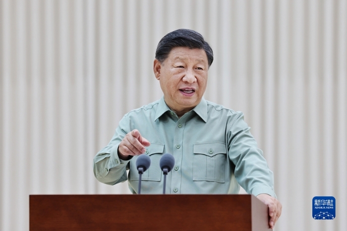 9月8日，中共中央總書記、國家主席、中央軍委主席習(xí)近平到78集團(tuán)軍視察。這是習(xí)近平發(fā)表重要講話。 新華社記者 李剛 攝